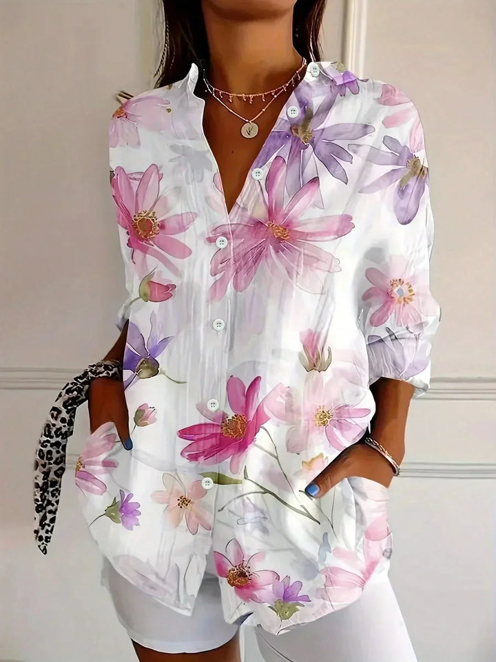 Frida | Bloom Canvas Blouse