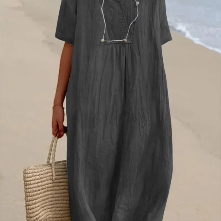 Silvana™ | Relaxed Textured Maxi Dress -