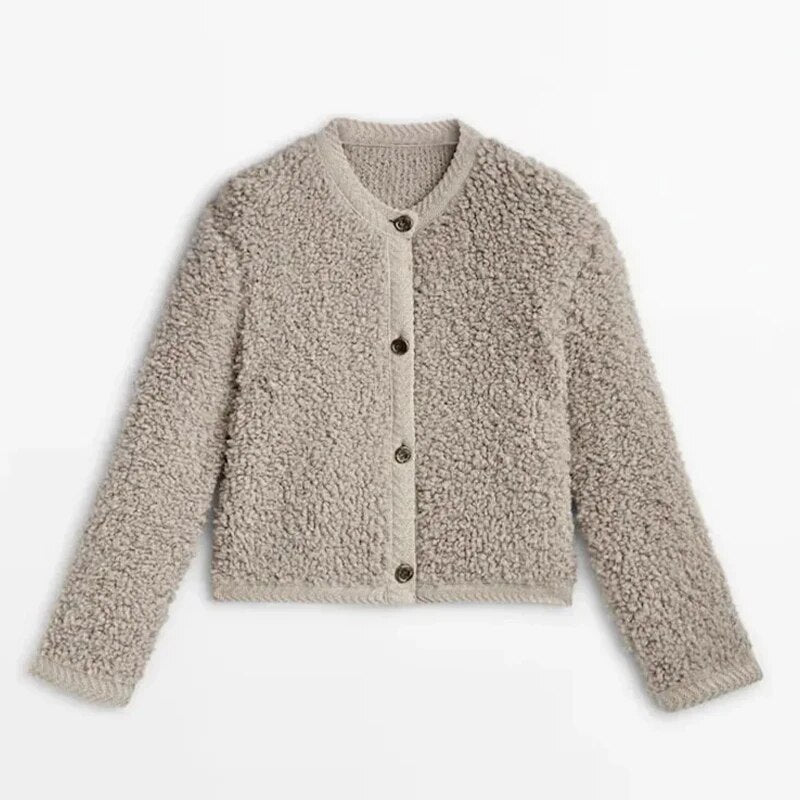 Women's Button-Front Textured Cardigan Sweater