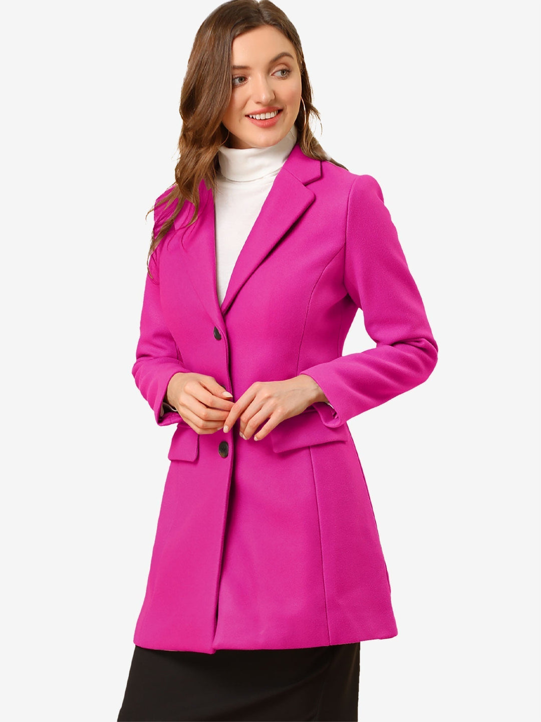 Wool Coat | Classic Cut with Collar