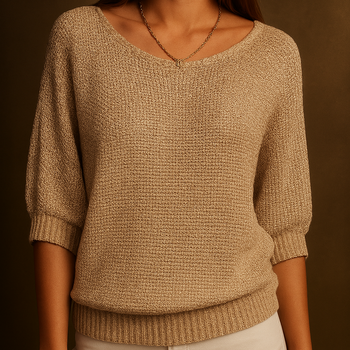 Fiona – Women's Soft Knitted Pullover Sweater