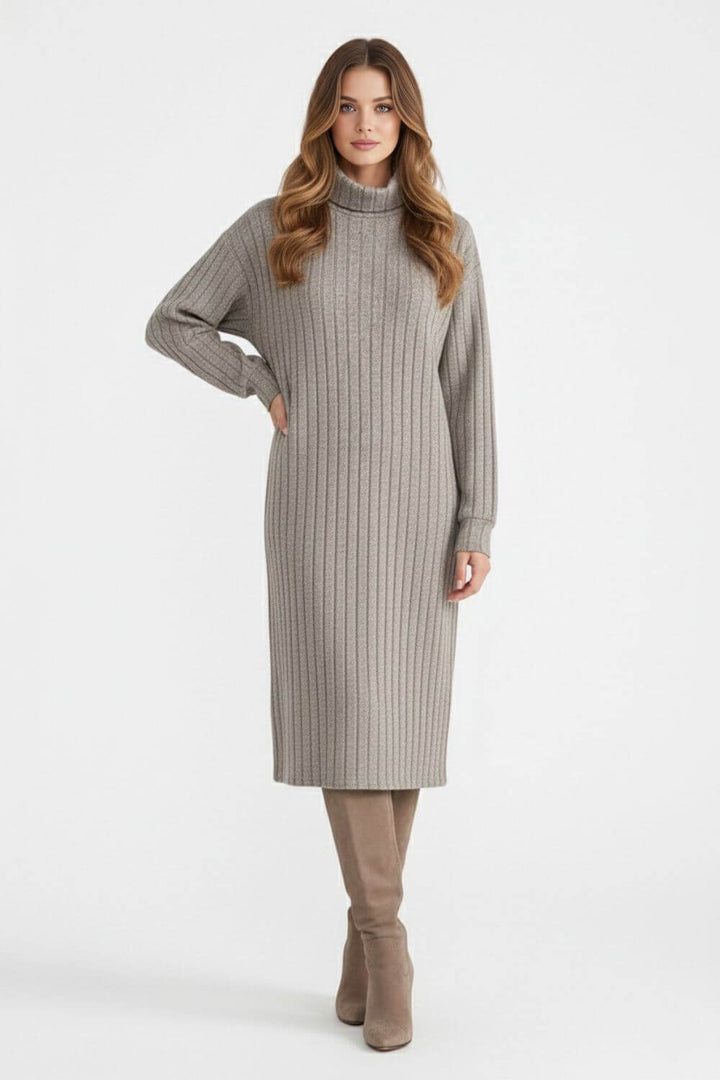 Women’s Roll-Neck Knit Dress