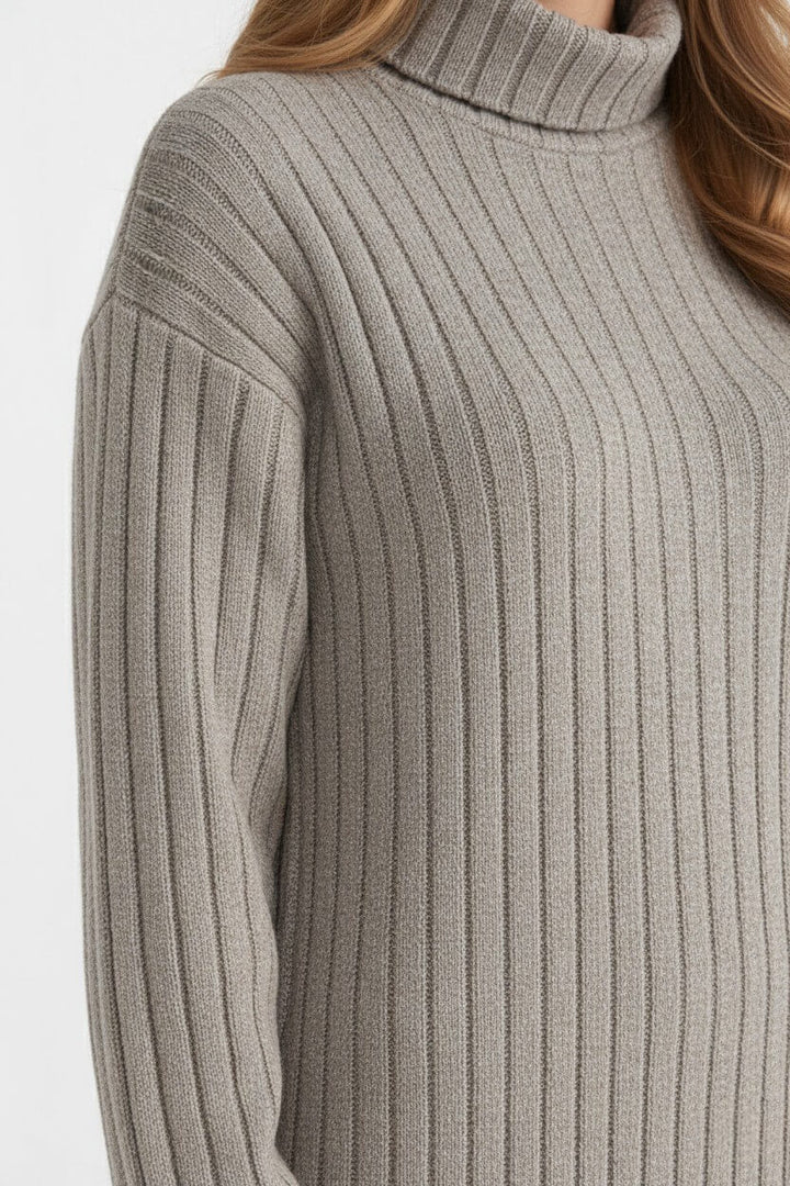 Women’s Roll-Neck Knit Dress
