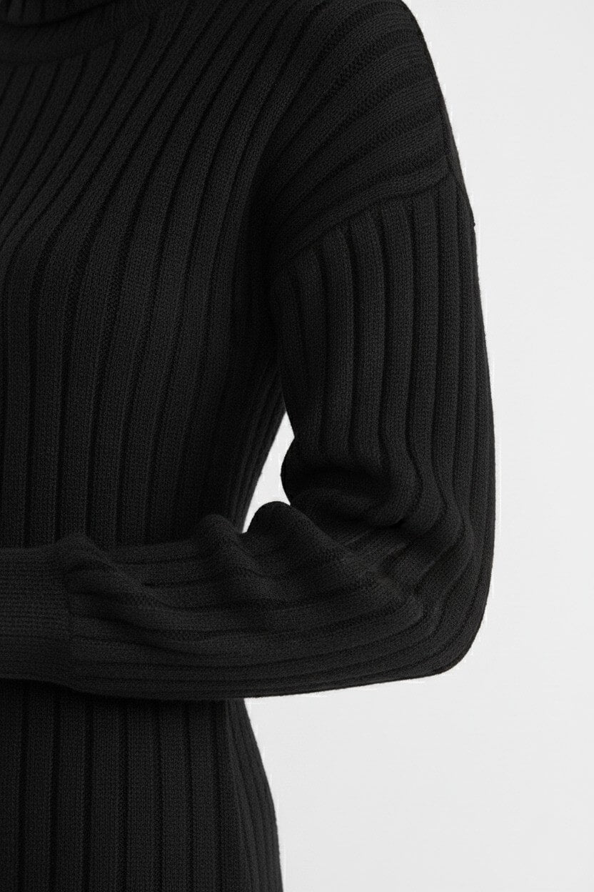 Women’s Roll-Neck Knit Dress