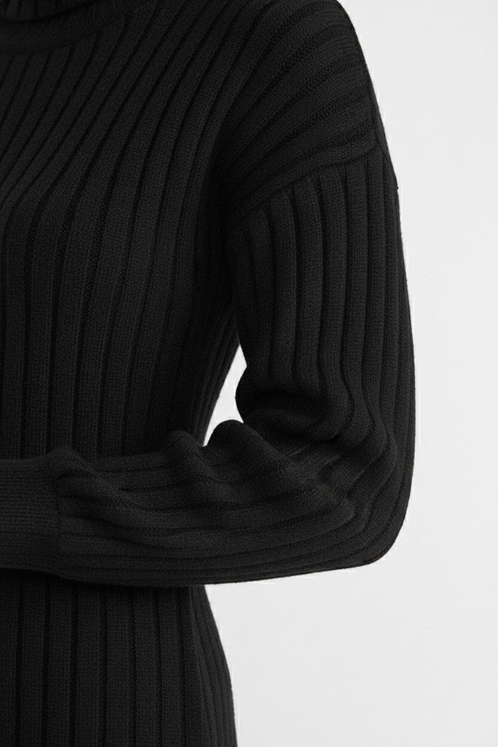Women’s Roll-Neck Knit Dress