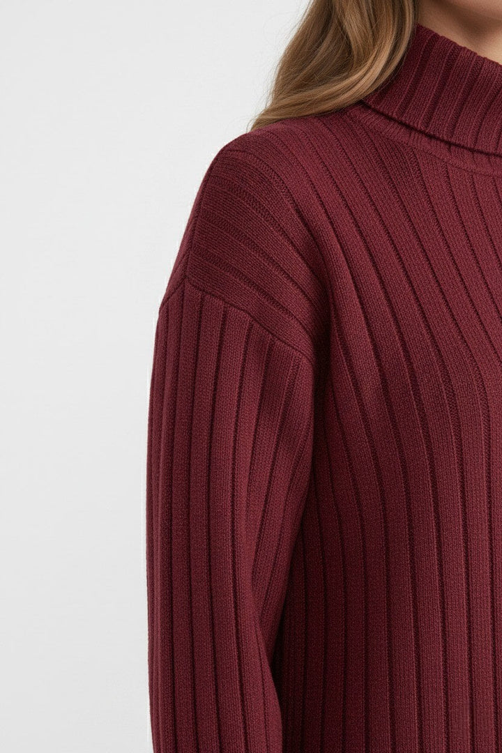 Women’s Roll-Neck Knit Dress