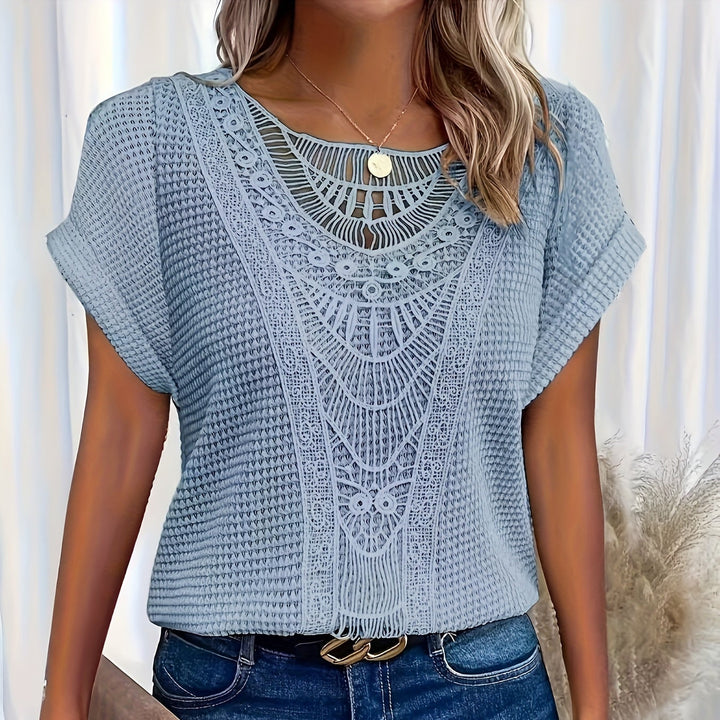 Flora™ | Detailed Knitted Top