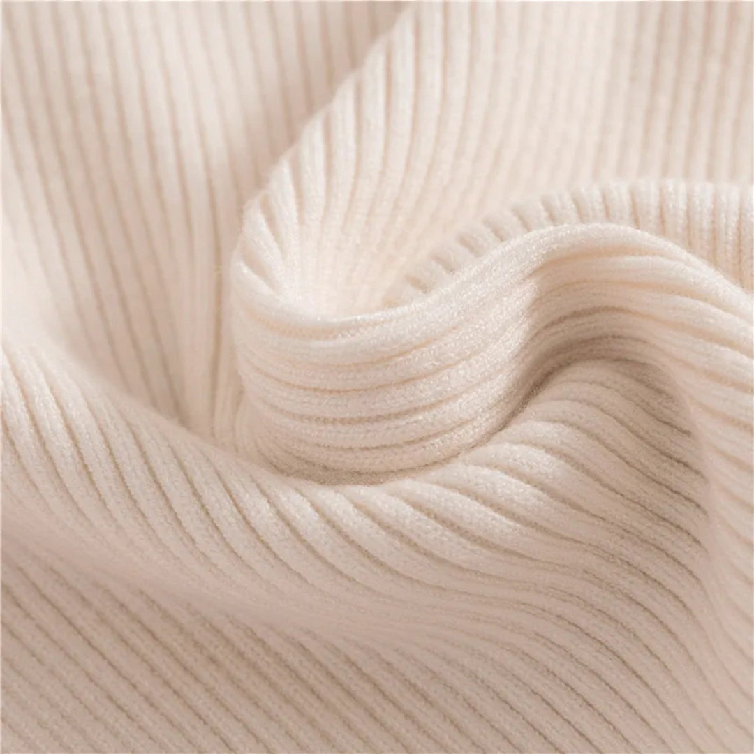 Women’s Ribbed Turtleneck – Long Sleeve Slim Fit Top