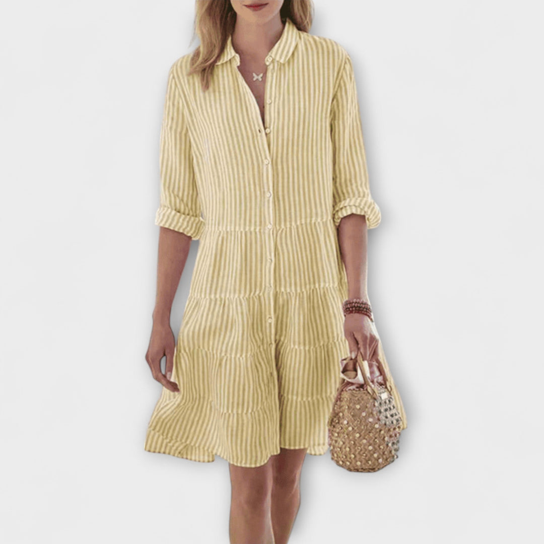 Nobody - Striped Breezy Dress