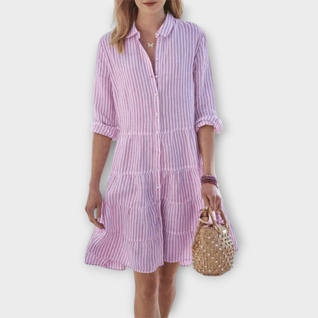 Nobody - Striped Breezy Dress