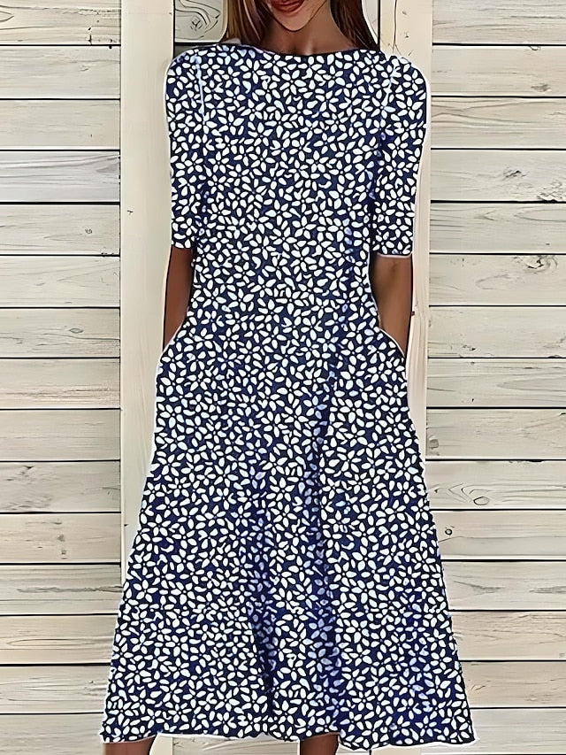 Caitriona™ | Coastal Bloom Maxi Dress -